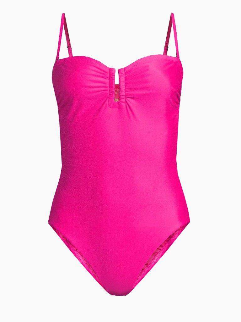 New! $298 Kobi Halperin Hot Pink Becca One-Piece Swimsuit - Classic - Sz M